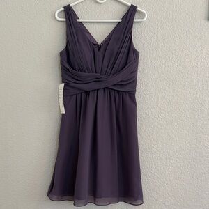 Weddington Way Deep Purple Mini Dress